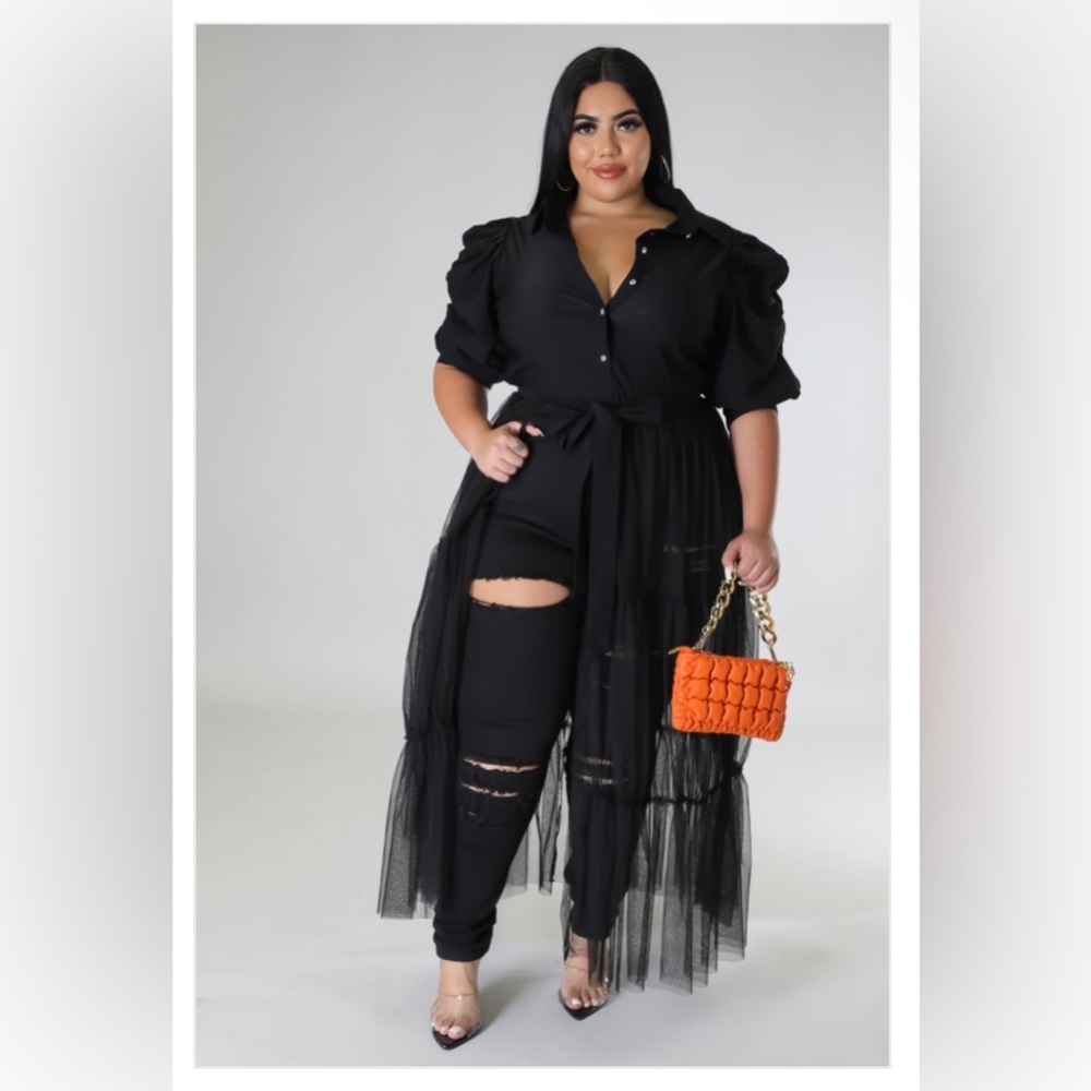 Plus size long tip outfit sz2x